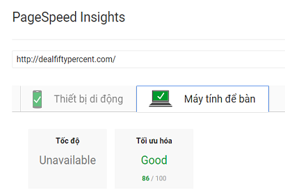 Kiểm tra tốc độ trang web bằng Google Speed!