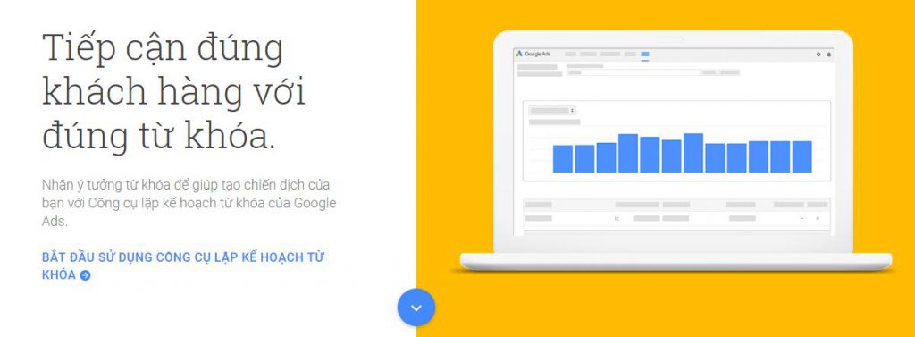 Nghiên cứu từ khóa sử dụng Keyword Planner